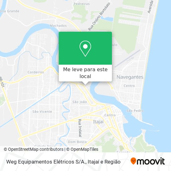 Weg Equipamentos Elétricos S / A. mapa