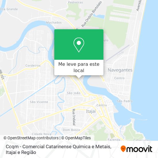 Ccqm - Comercial Catarinense Química e Metais mapa
