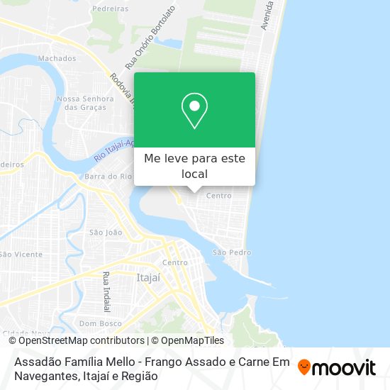 Assadão Família Mello - Frango Assado e Carne Em Navegantes mapa