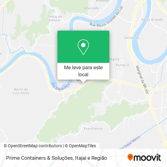 Prime Containers & Soluções mapa