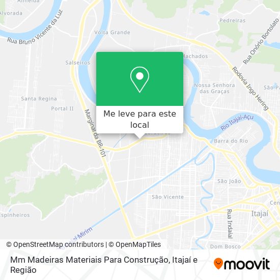 Mm Madeiras Materiais Para Construção mapa