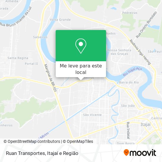 Ruan Transportes mapa