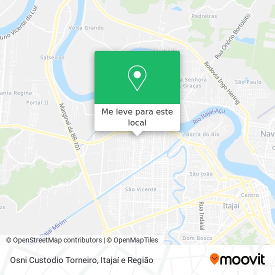 Osni Custodio Torneiro mapa