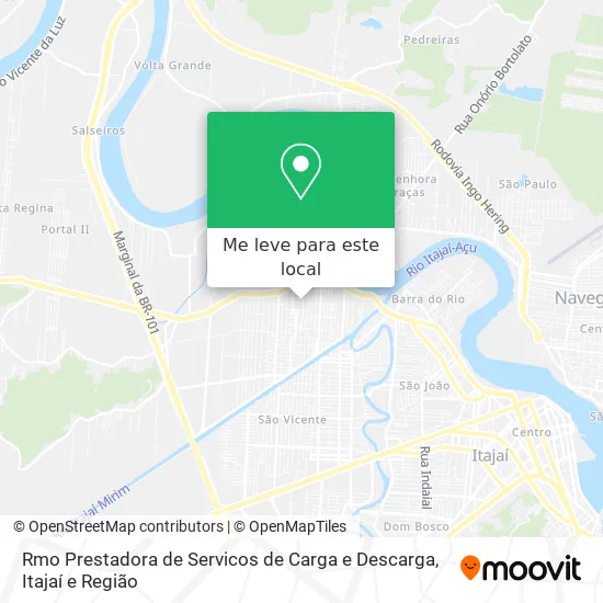 Rmo Prestadora de Servicos de Carga e Descarga mapa