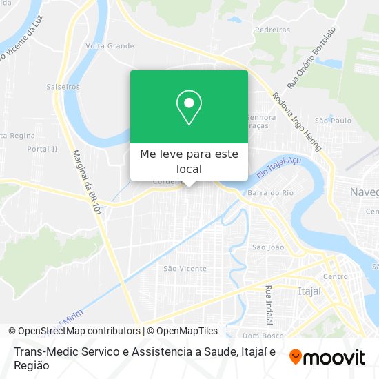 Trans-Medic Servico e Assistencia a Saude mapa