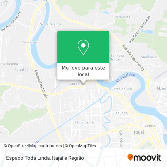 Espaco Toda Linda mapa
