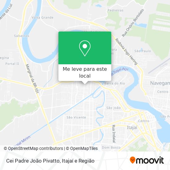 Cei Padre João Pivatto mapa