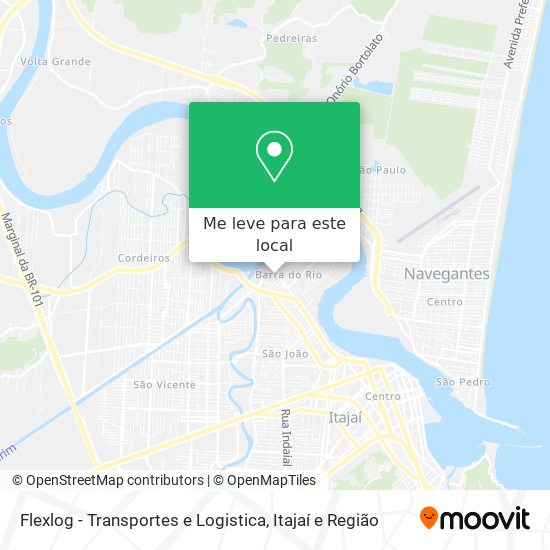 Flexlog - Transportes e Logistica mapa