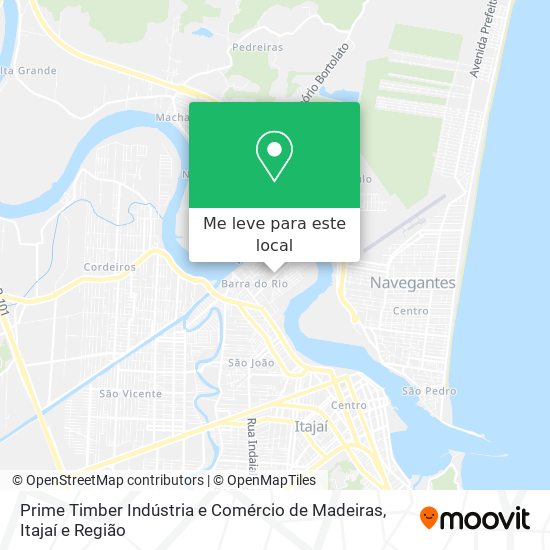 Prime Timber Indústria e Comércio de Madeiras mapa