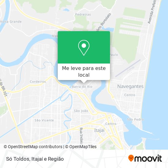 Só Toldos mapa