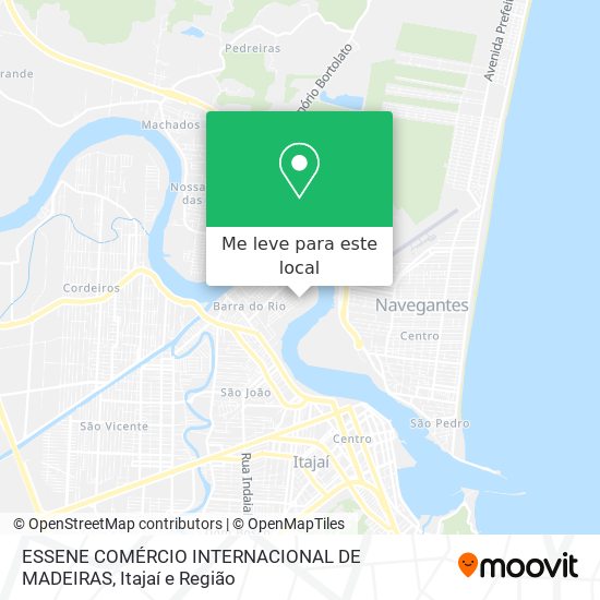 ESSENE COMÉRCIO INTERNACIONAL DE MADEIRAS mapa