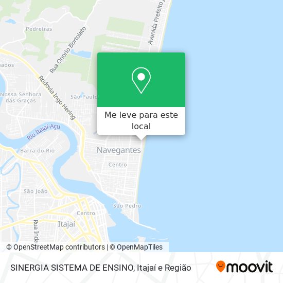 SINERGIA SISTEMA DE ENSINO mapa