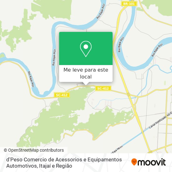 d'Peso Comercio de Acessorios e Equipamentos Automotivos mapa