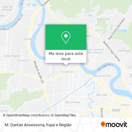 M. Dantas Assessoria mapa