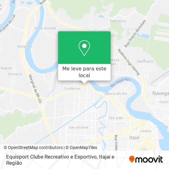 Equisport Clube Recreativo e Esportivo mapa