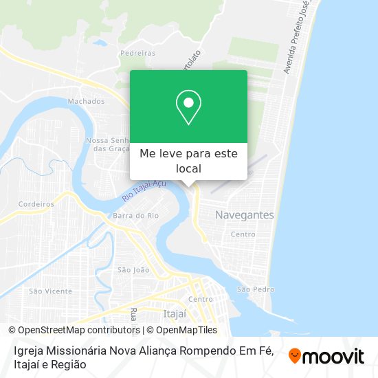 Igreja Missionária Nova Aliança Rompendo Em Fé mapa