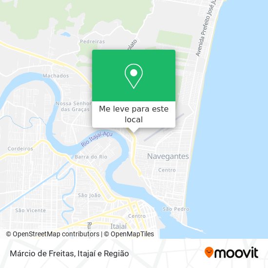 Márcio de Freitas mapa