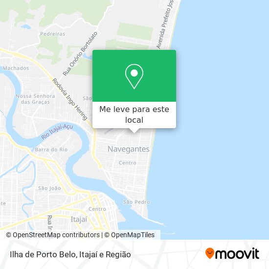 Ilha de Porto Belo mapa
