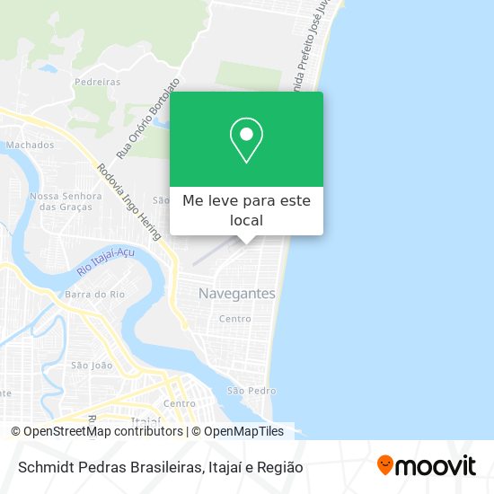 Schmidt Pedras Brasileiras mapa