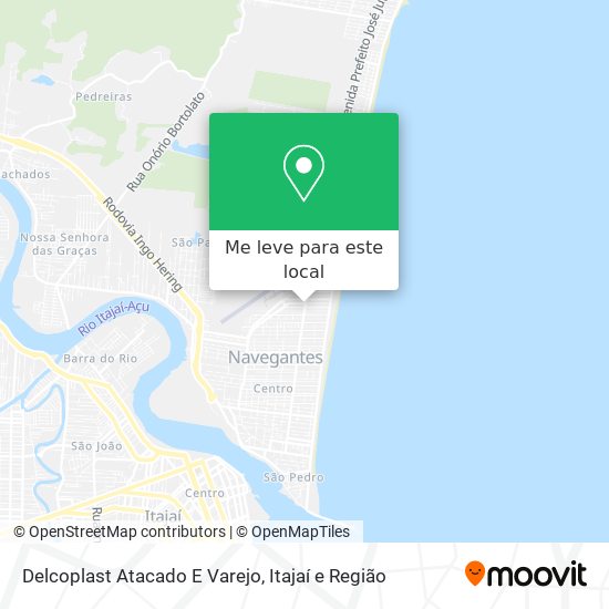 Delcoplast Atacado E Varejo mapa