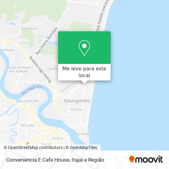 Conveniencia E Cafe House mapa