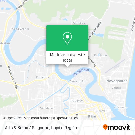 Arts & Bolos / Salgados mapa