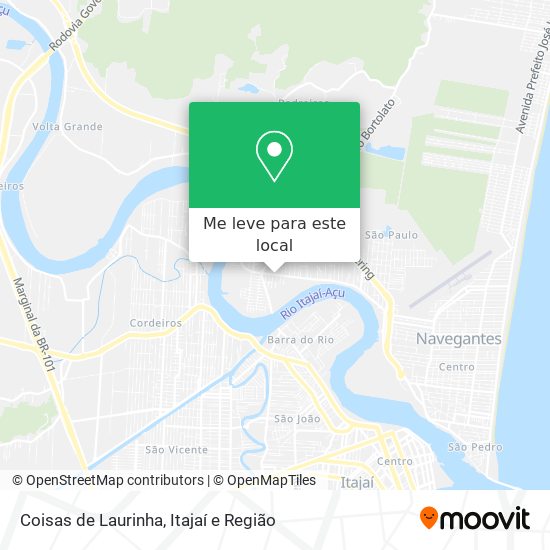 Coisas de Laurinha mapa