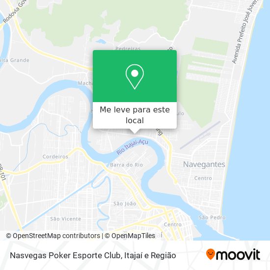 Nasvegas Poker Esporte Club mapa