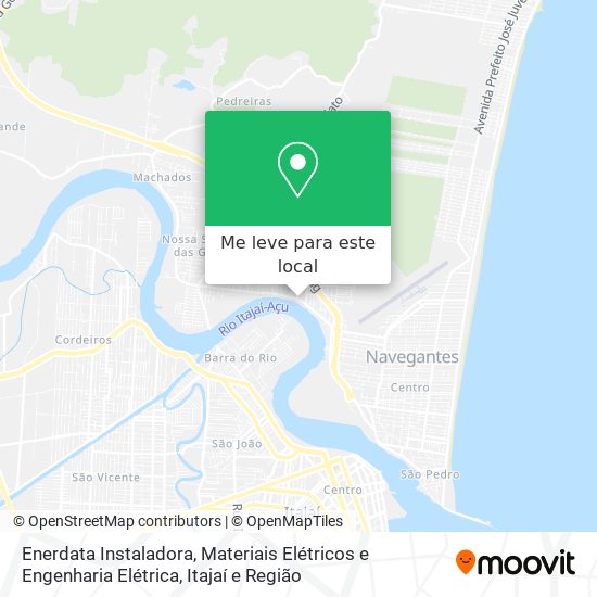 Enerdata Instaladora, Materiais Elétricos e Engenharia Elétrica mapa