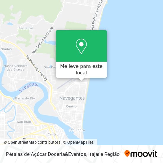 Pétalas de Açúcar Doceria&Eventos mapa