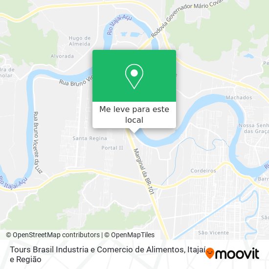 Tours Brasil Industria e Comercio de Alimentos mapa