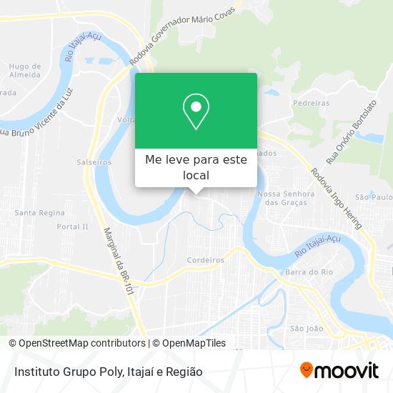 Instituto Grupo Poly mapa