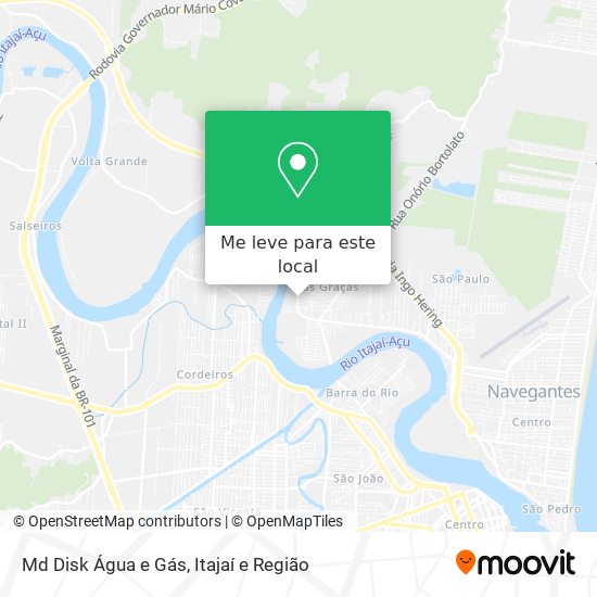 Md Disk Água e Gás mapa