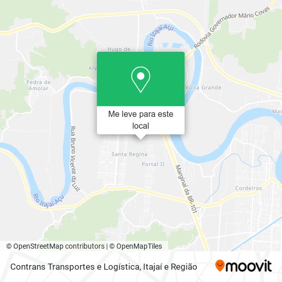 Contrans Transportes e Logística mapa