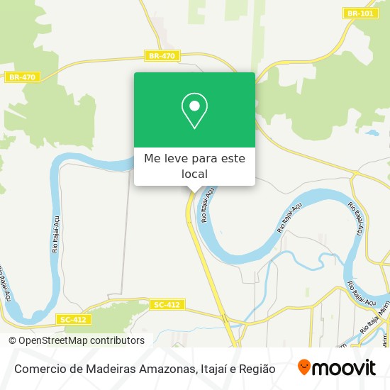 Comercio de Madeiras Amazonas mapa