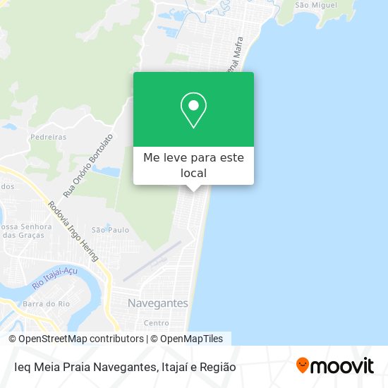 Ieq Meia Praia Navegantes mapa