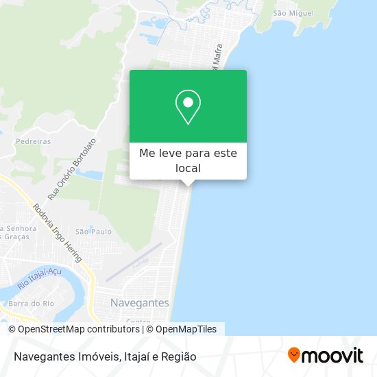 Navegantes Imóveis mapa