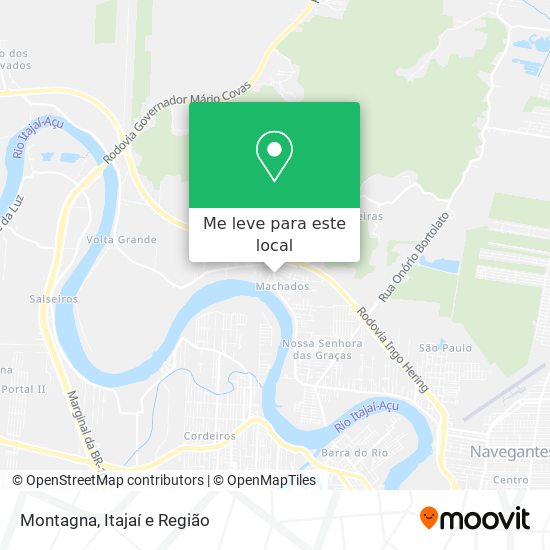 Montagna mapa