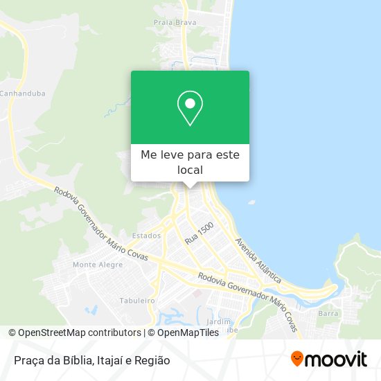 Praça da Bíblia mapa
