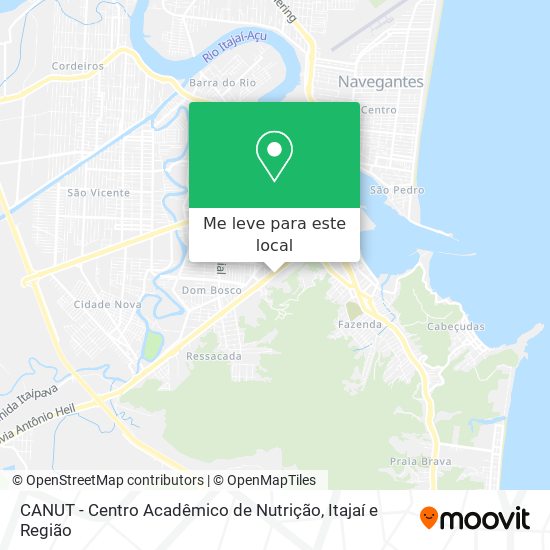 CANUT - Centro Acadêmico de Nutrição mapa