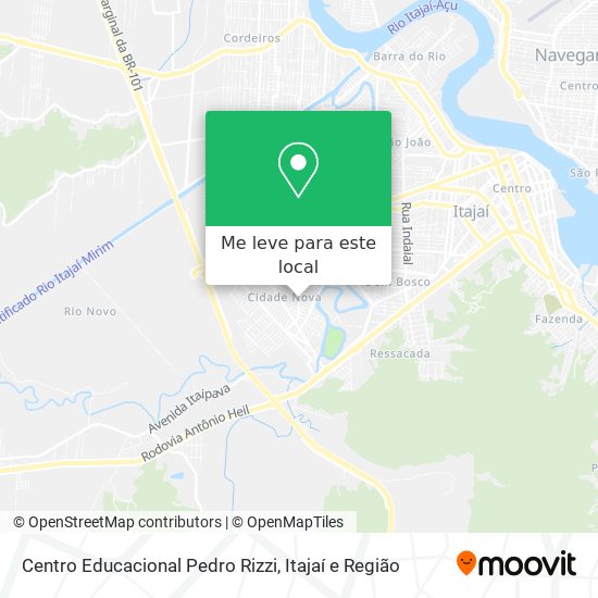 Centro Educacional Pedro Rizzi mapa
