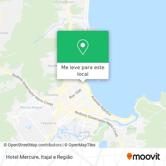 Hotel Mercure mapa