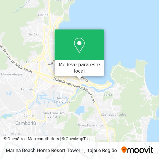 Marina Beach Home Resort Tower 1 mapa
