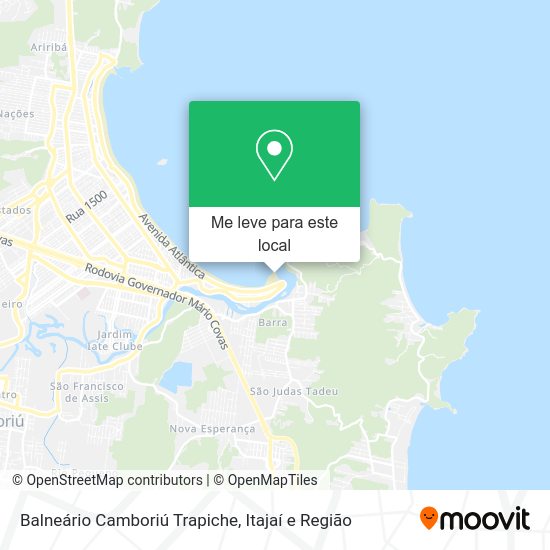 Balneário Camboriú Trapiche mapa