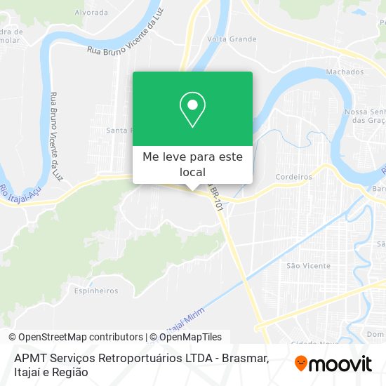 APMT Serviços Retroportuários LTDA - Brasmar mapa