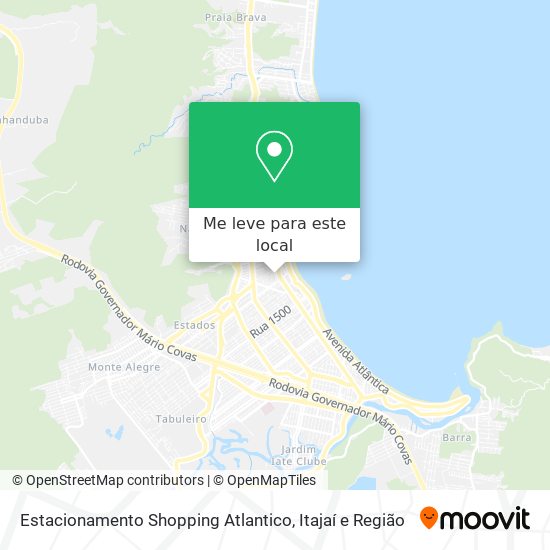 Estacionamento Shopping Atlantico mapa