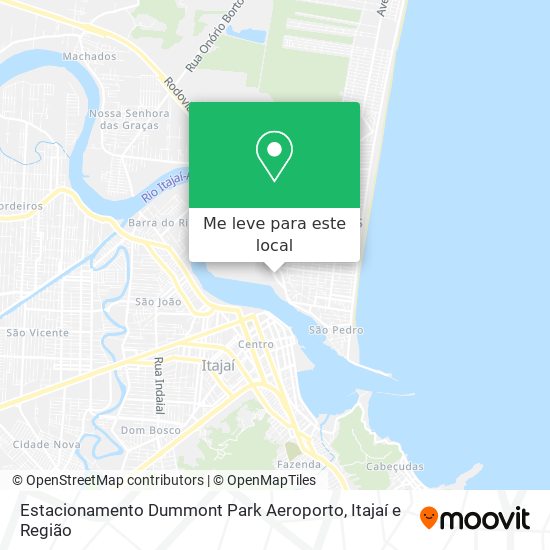 Estacionamento Dummont Park Aeroporto mapa