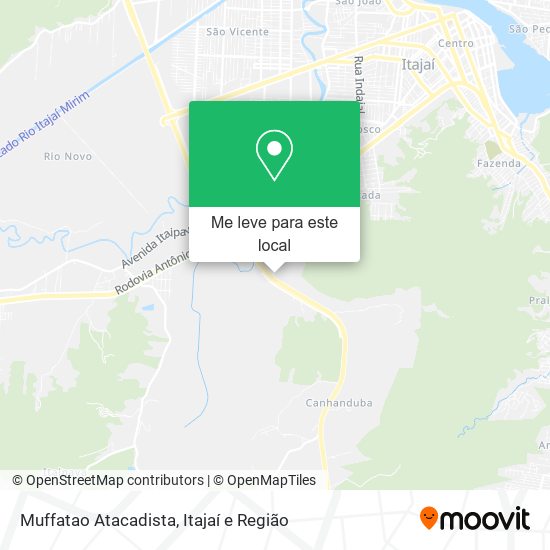 Muffatao Atacadista mapa