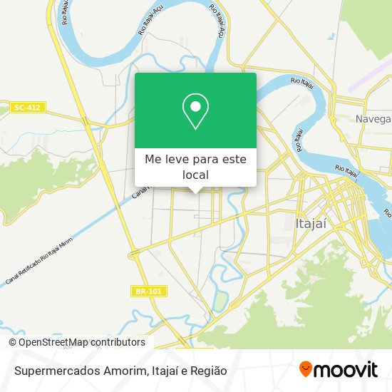 Supermercados Amorim mapa