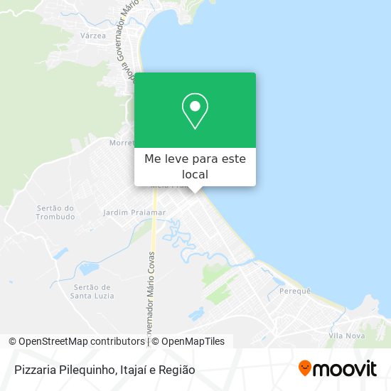 Pizzaria Pilequinho mapa